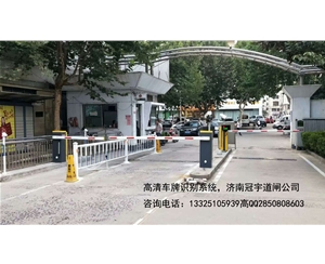 宁津沧州广告道闸安装，车牌识别改造价格